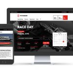Woodbine website on desktop computer and mobile phone.