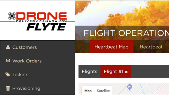 Screenshot of the Flyte software developed by Whitecap. 