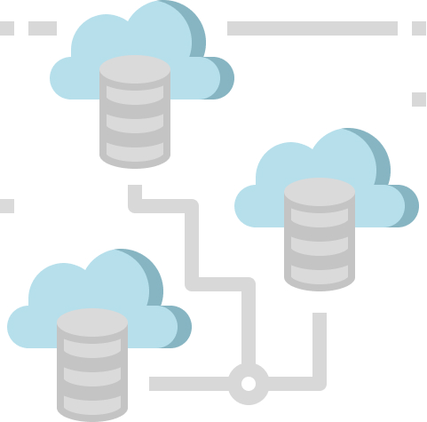 Illustration of cloud-based application development and integration.