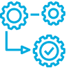 Gears working together to create an efficient process.