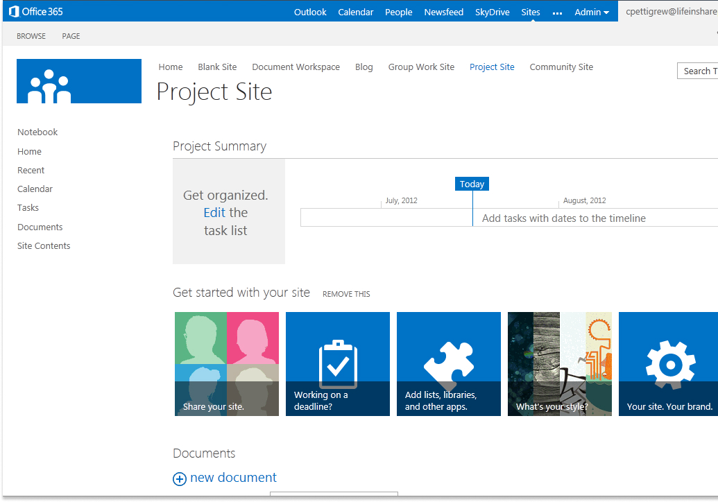 Sample Dynamics 365 CRM dashboard on a tablet. 