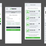 Park 'N Fly mobile app screenshots